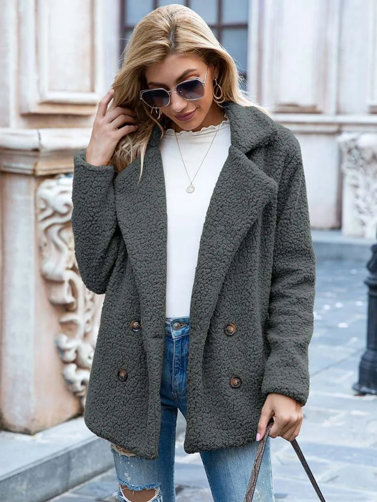 Pamela - Schicke und Bequeme Teddy-Winterjacke für Damen