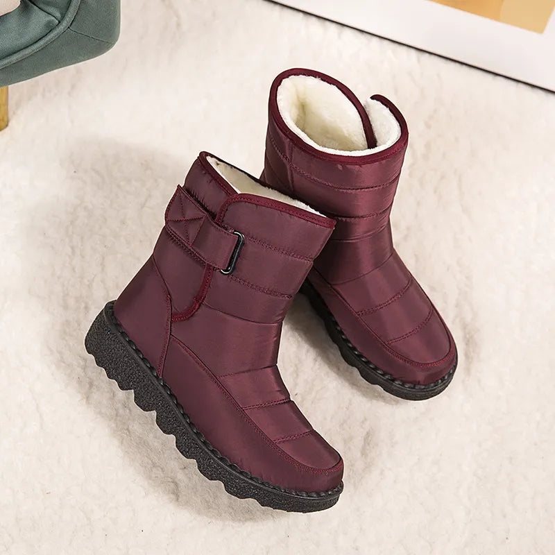 Sandra - Stilvolle und Wasserdichte Winter-Snowboots für Damen