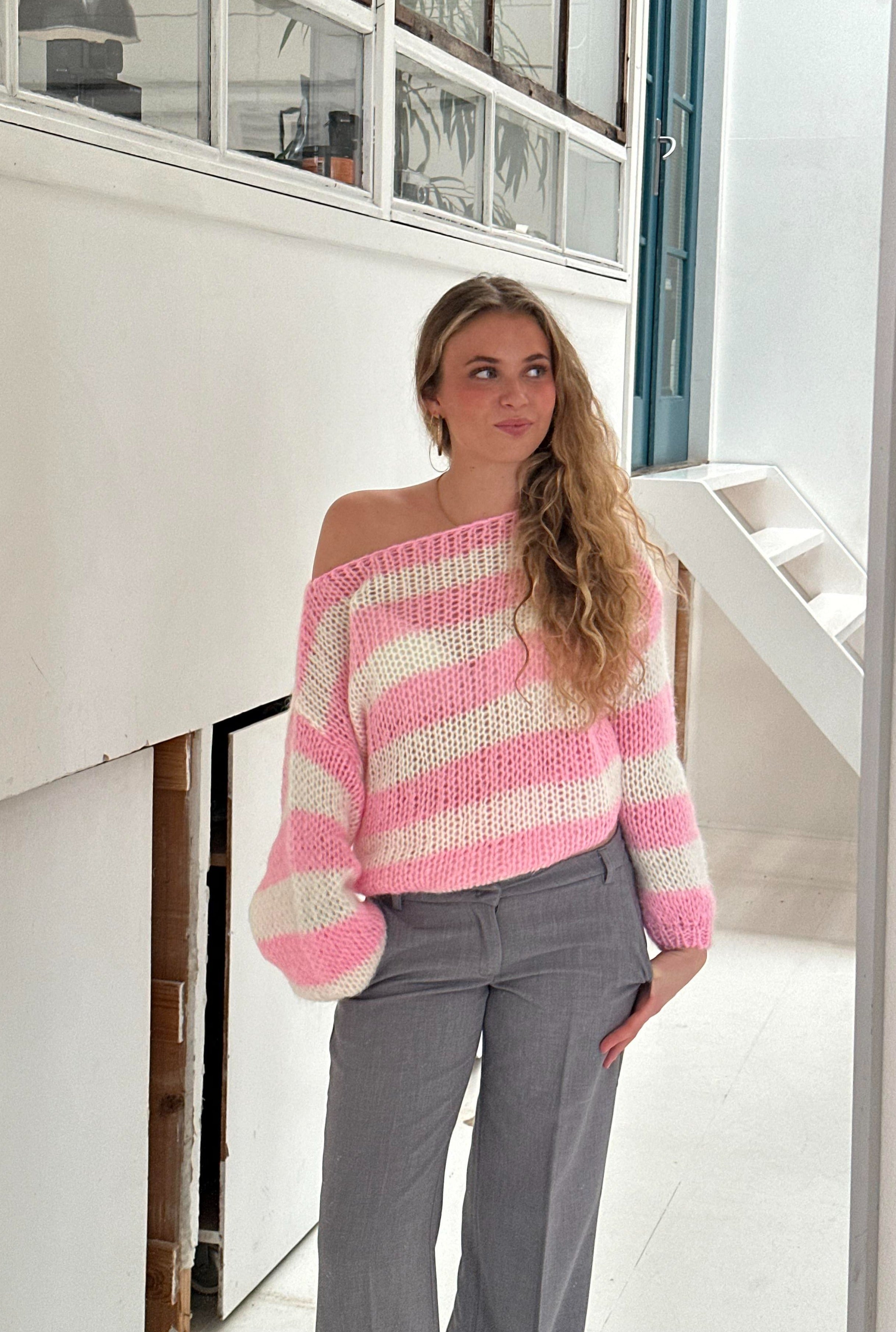 Natalie | Gestreifter Pullover mit lockerer Passform