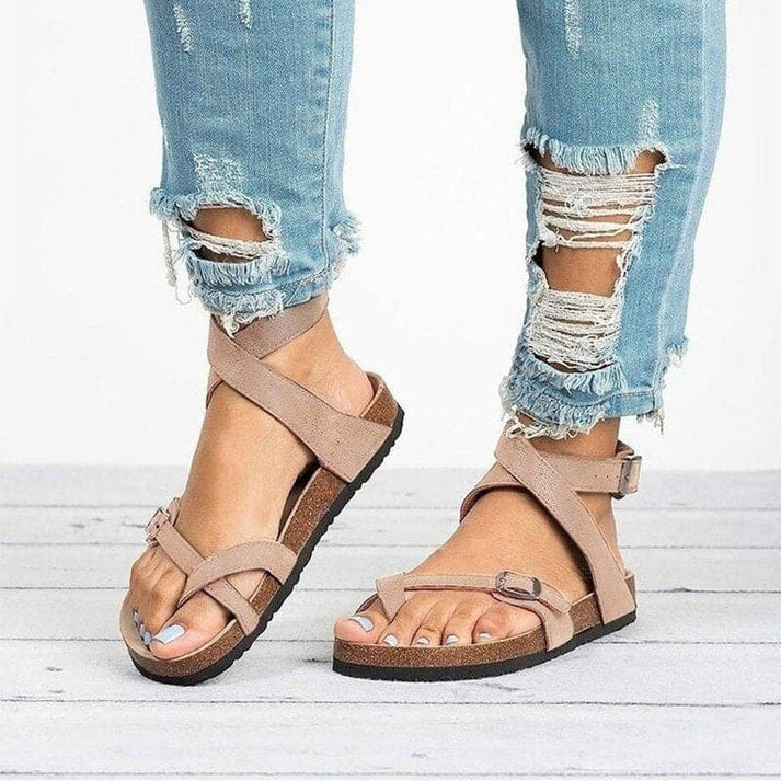 Bella | Sommerliche Kork-Sandalen