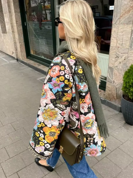 Shane - Blume Winterjacke für Frauen