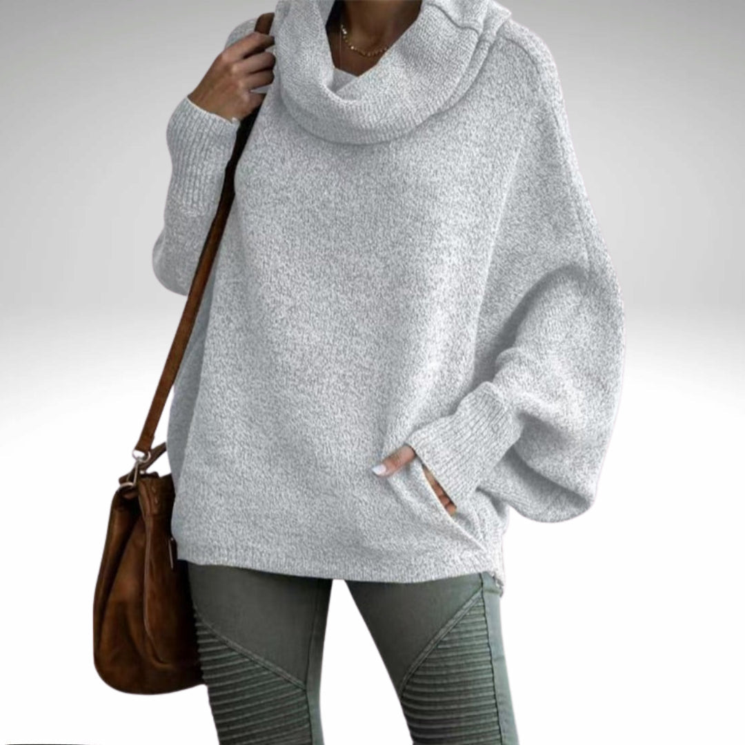 Regina - Stilvoller und Lässiger Winter Oversized Rollkragenpullover für Damen