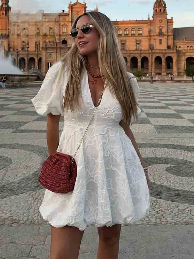 Mare | Romantisches Sommerkleid mit Puffärmeln