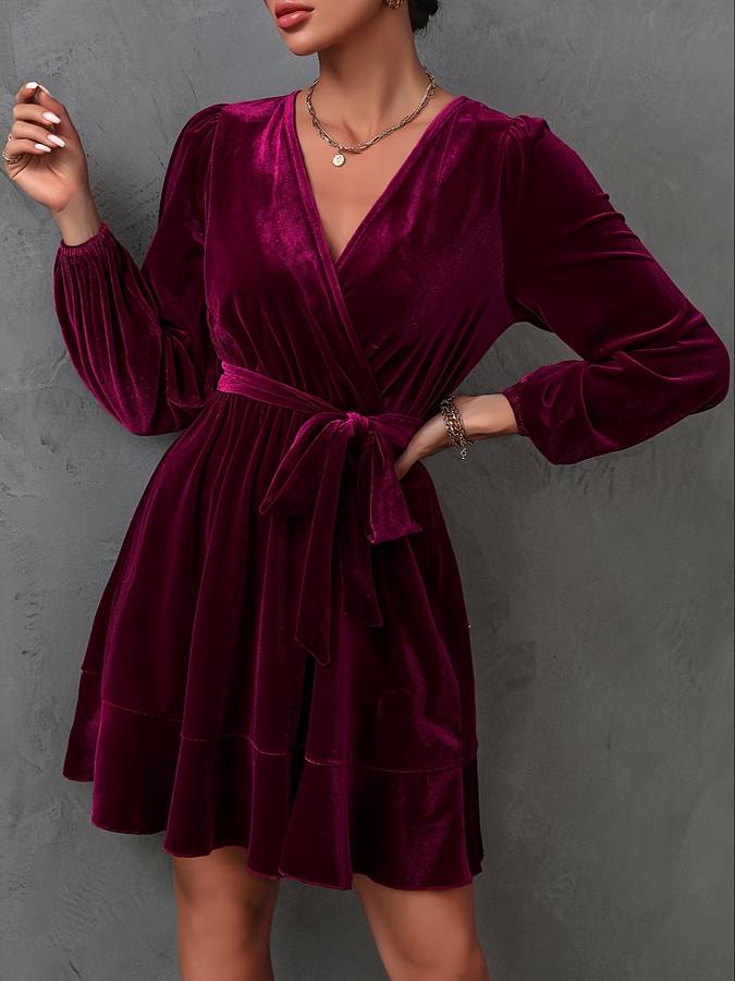 Velvet Kleid aus Samt