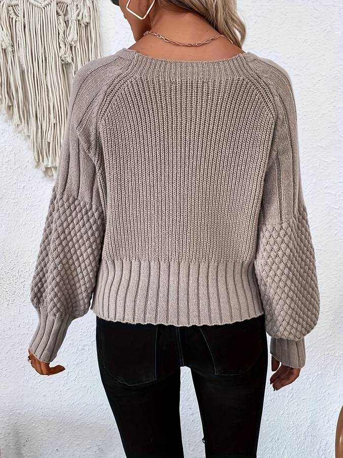 Strickjacke mit Knopfleiste