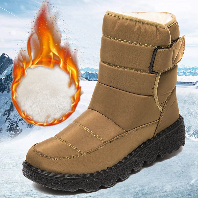 Sandra - Stilvolle und Wasserdichte Winter-Snowboots für Damen