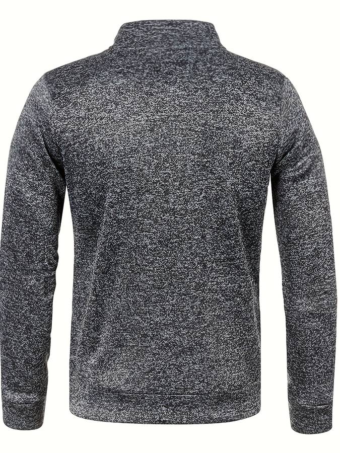 Modischer Pullover mit hohem Kragen