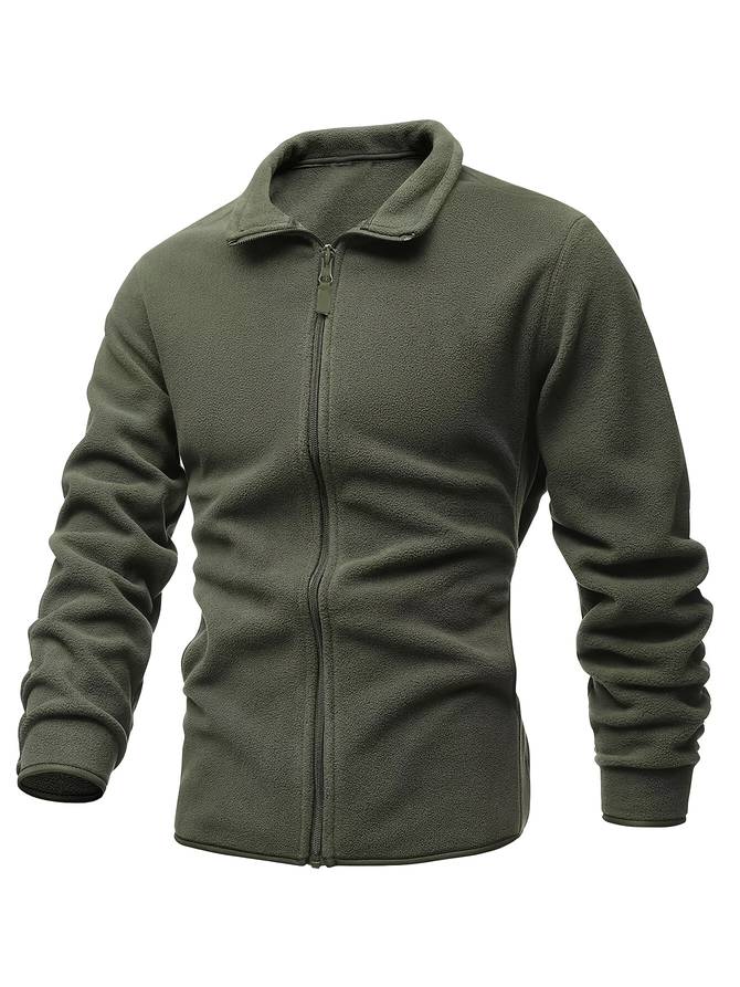 Herren Zip-Up Fleece-Weste