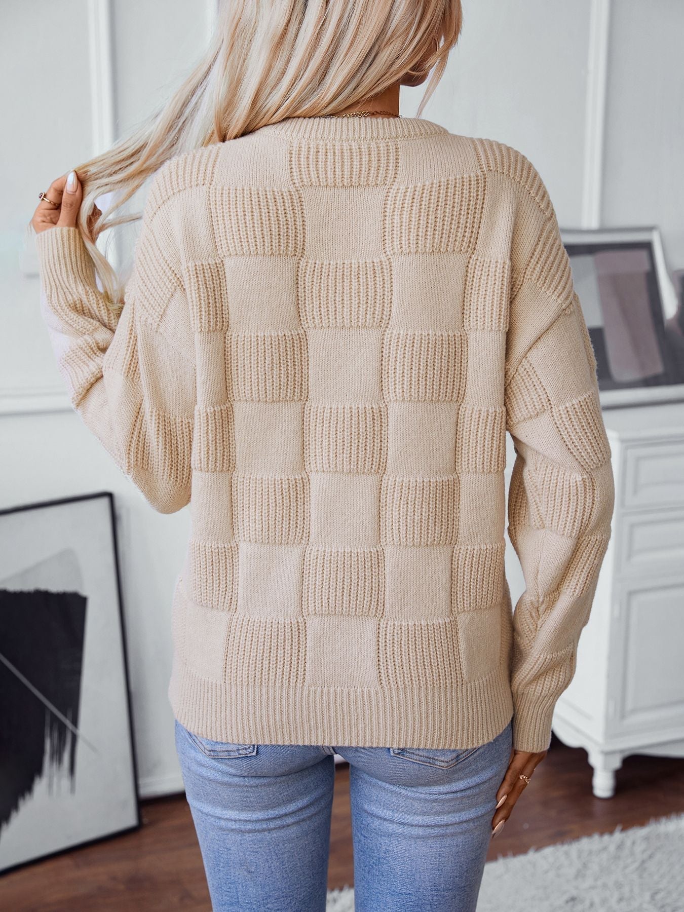 Natalie - Lässiger Winter-Strickpullover für Damen