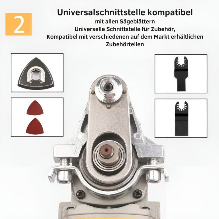 Einfach zu bedienendes Mehrzweck-Winkelschleiferset