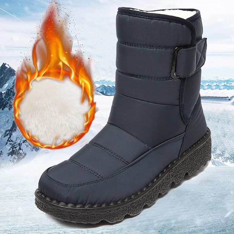 Sandra - Stilvolle und Wasserdichte Winter-Snowboots für Damen