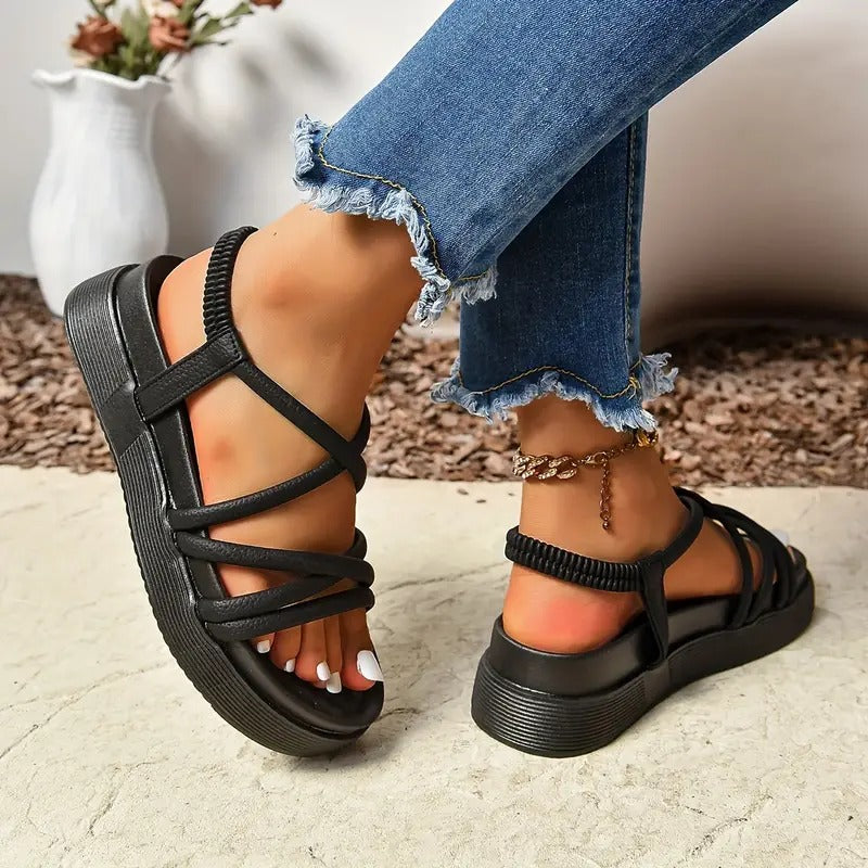 Lara | Stylische Sommer-Plateau-Sandalen