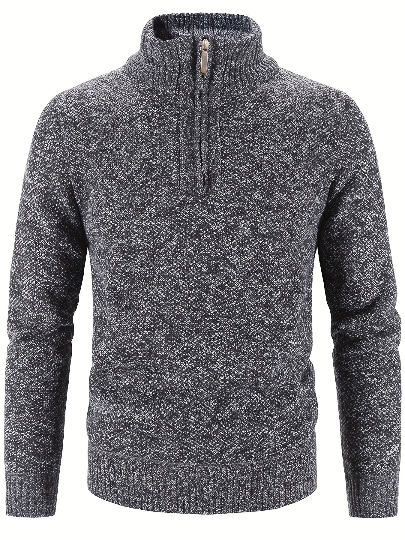 Warmer Pullover mit Kragen für Männer