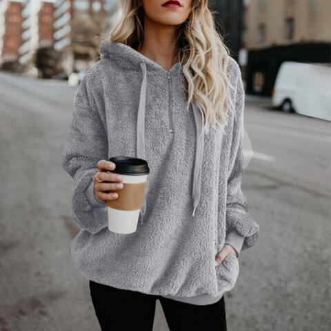 Pam - Lässige und Warme Winter Fluffy Hoodie für Damen