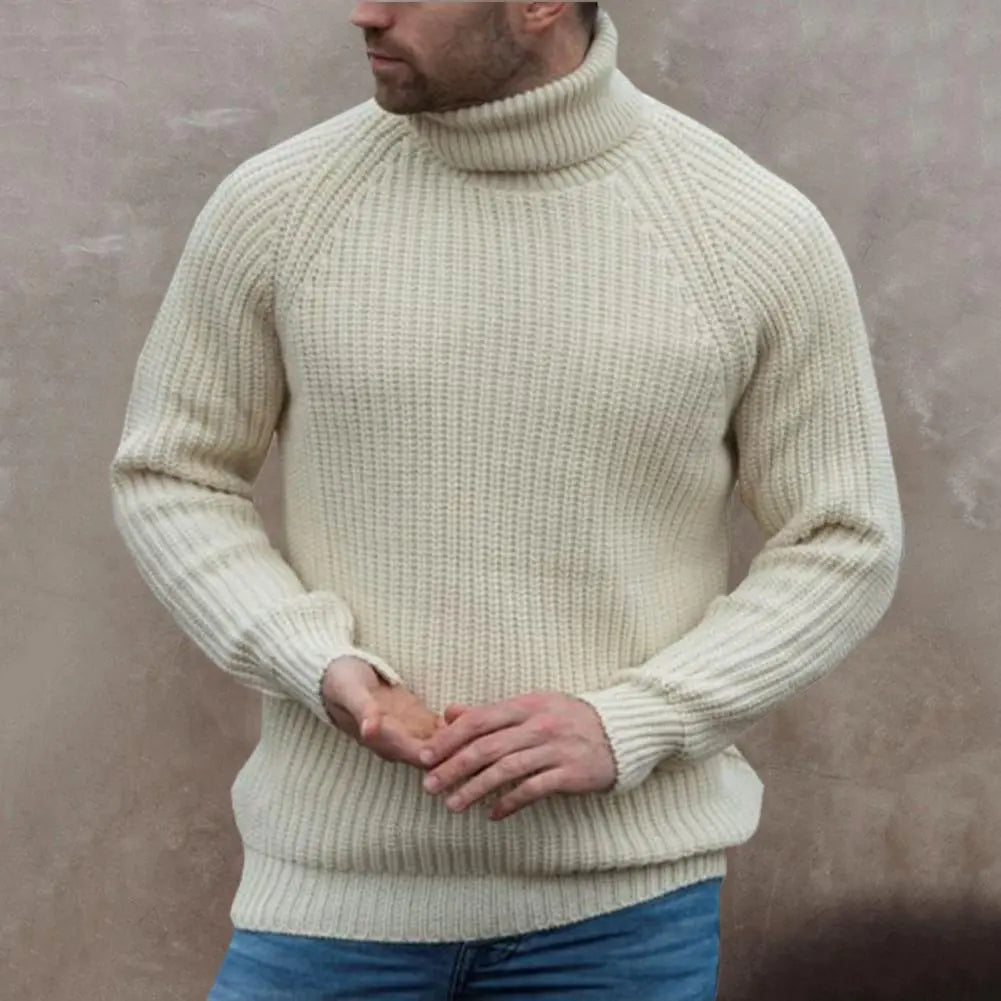 Warmer Rollkragenpullover für Männer