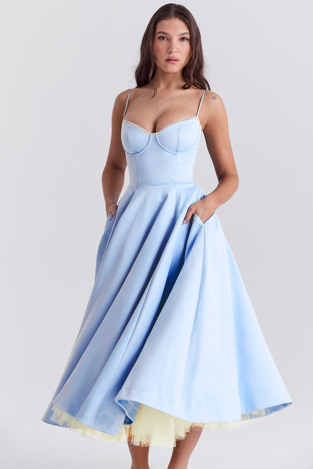 Lena | Elegantes Abendkleid mit Tüll