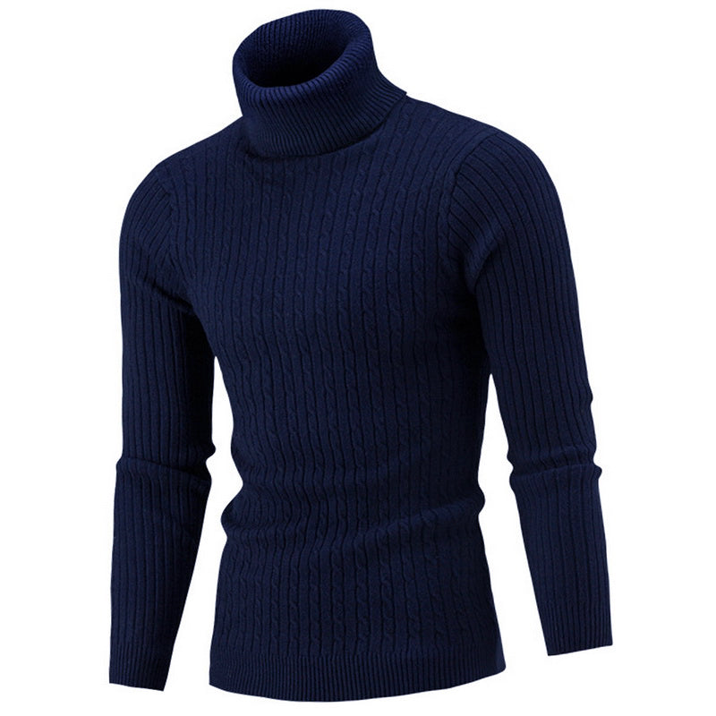 Oliver | Rollkragenpullover aus dicker Wolle mit hohem Kragen