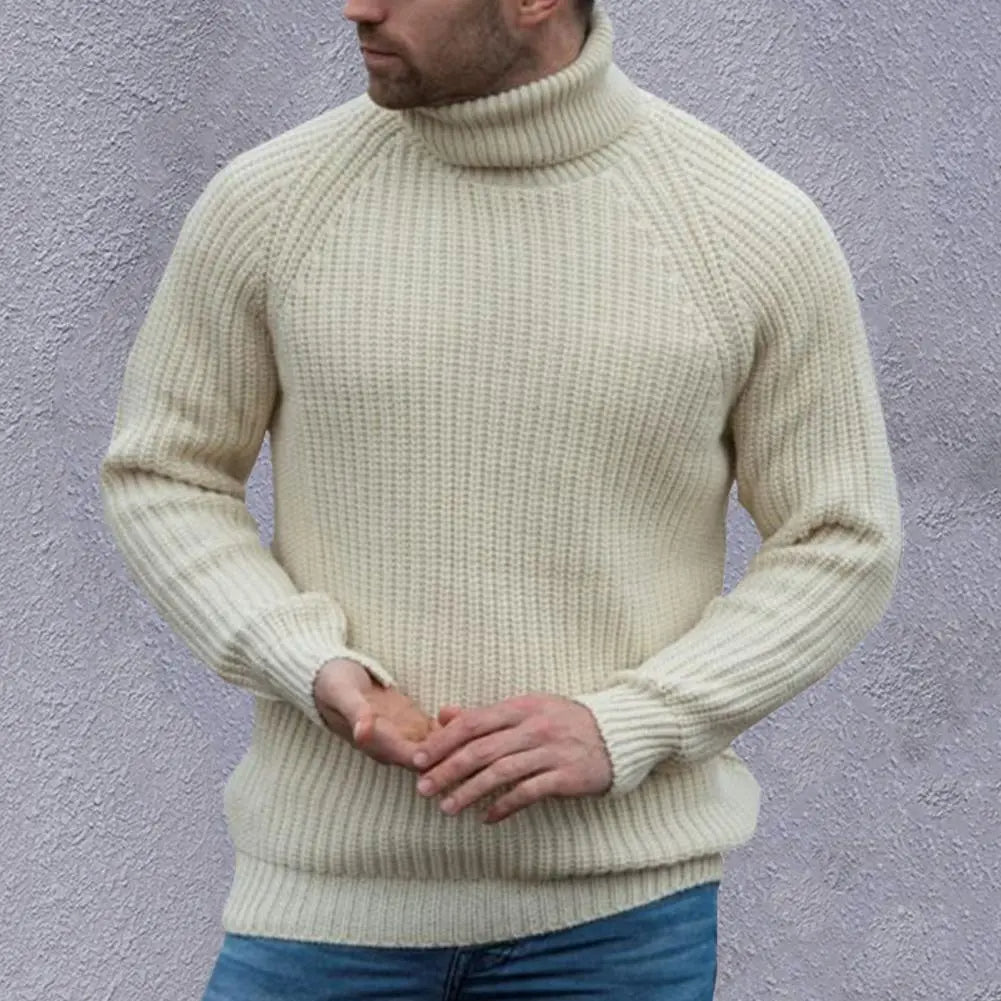 Warmer Rollkragenpullover für Männer