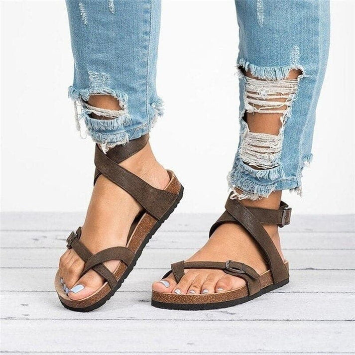 Bella | Sommerliche Kork-Sandalen