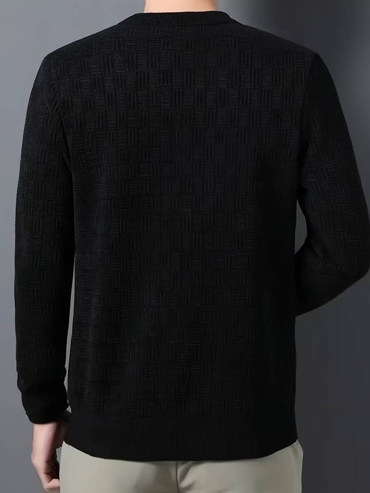 Modischer langärmeliger Pullover