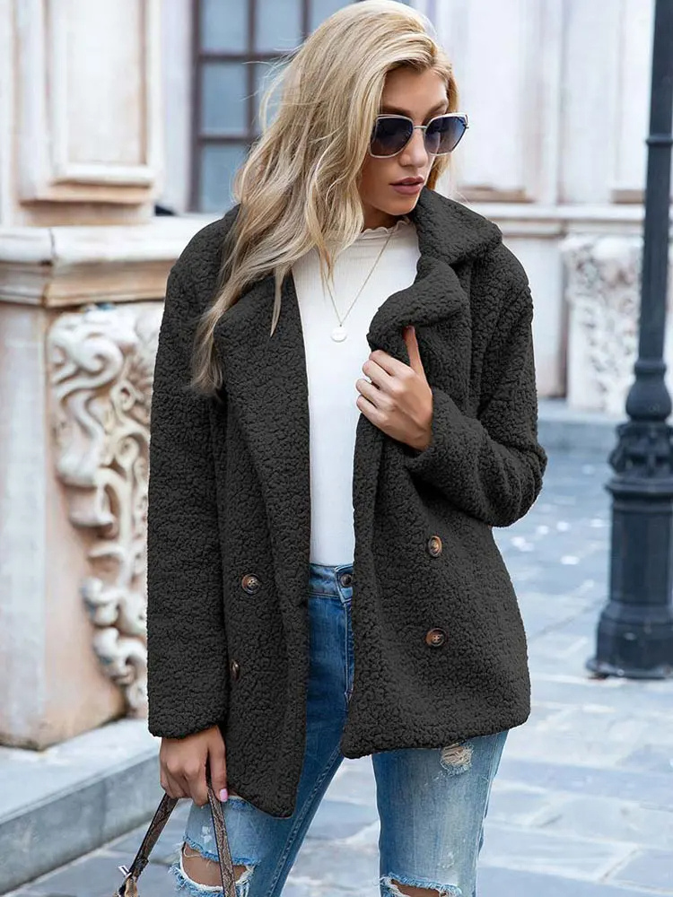 Pamela - Schicke und Bequeme Teddy-Winterjacke für Damen