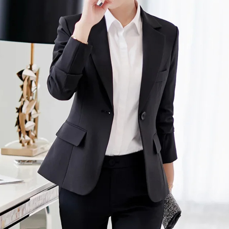 Valentina - Schicker Blazer mit Einzelknopfleiste für den Herbst für Damen