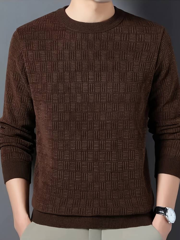 Modischer langärmeliger Pullover