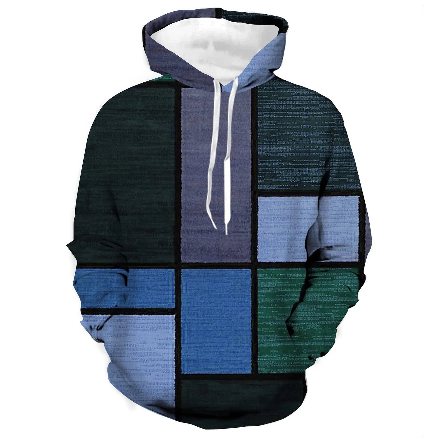 Orion | Grafik-Kapuzenpullover mit Blockmuster