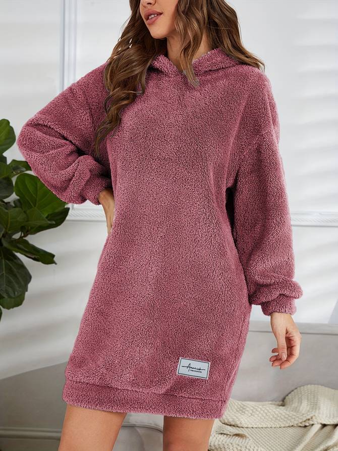 Valeria - Warme und Bequeme Casual Herbst-Teddy-Hoodie mit Kapuze für Damen