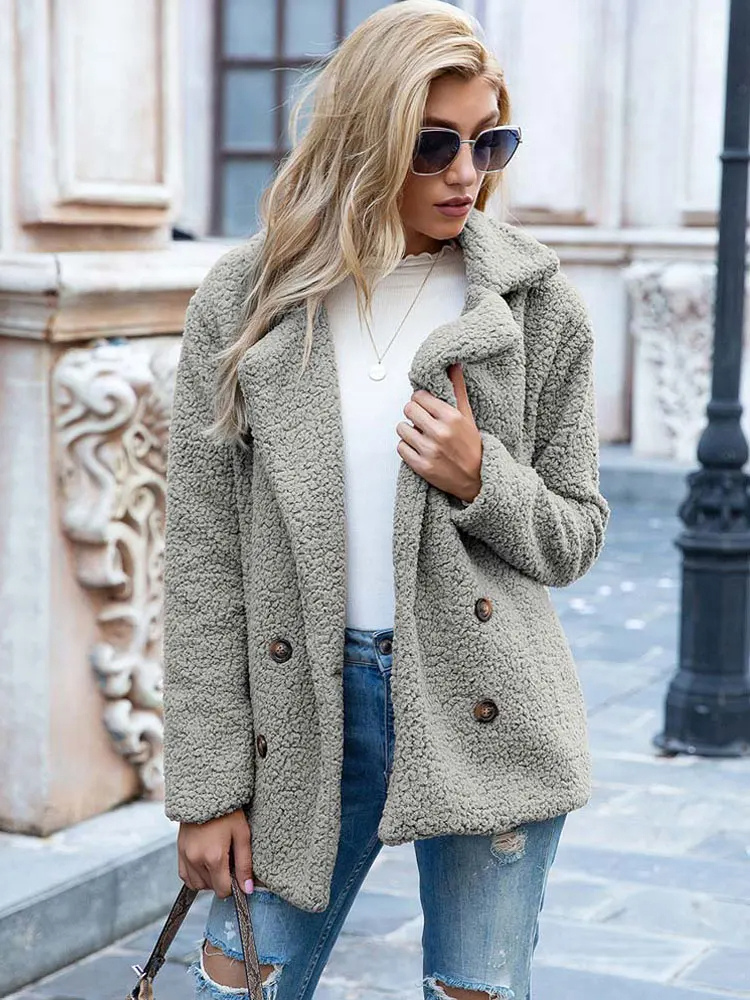 Pamela - Schicke und Bequeme Teddy-Winterjacke für Damen