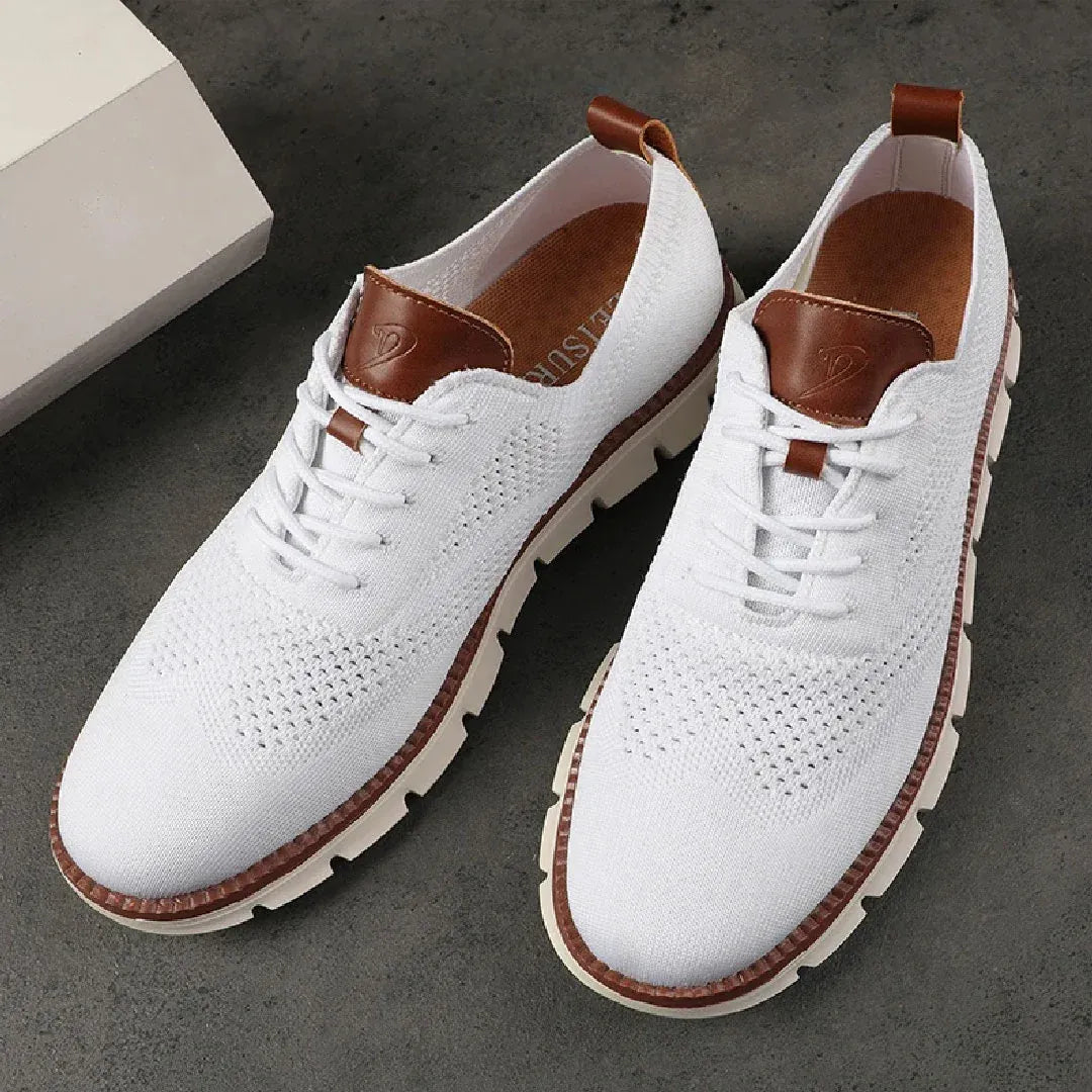 Wingtip Oxford Atmungsaktive Schuhe für Männer