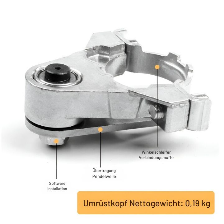 Einfach zu bedienendes Mehrzweck-Winkelschleiferset