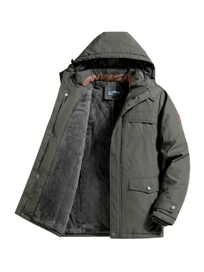 Warme Fleecejacke für Männer