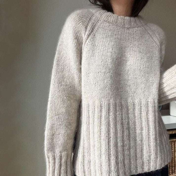 Rosemary - Schlichter und moderner langärmeliger Pullover