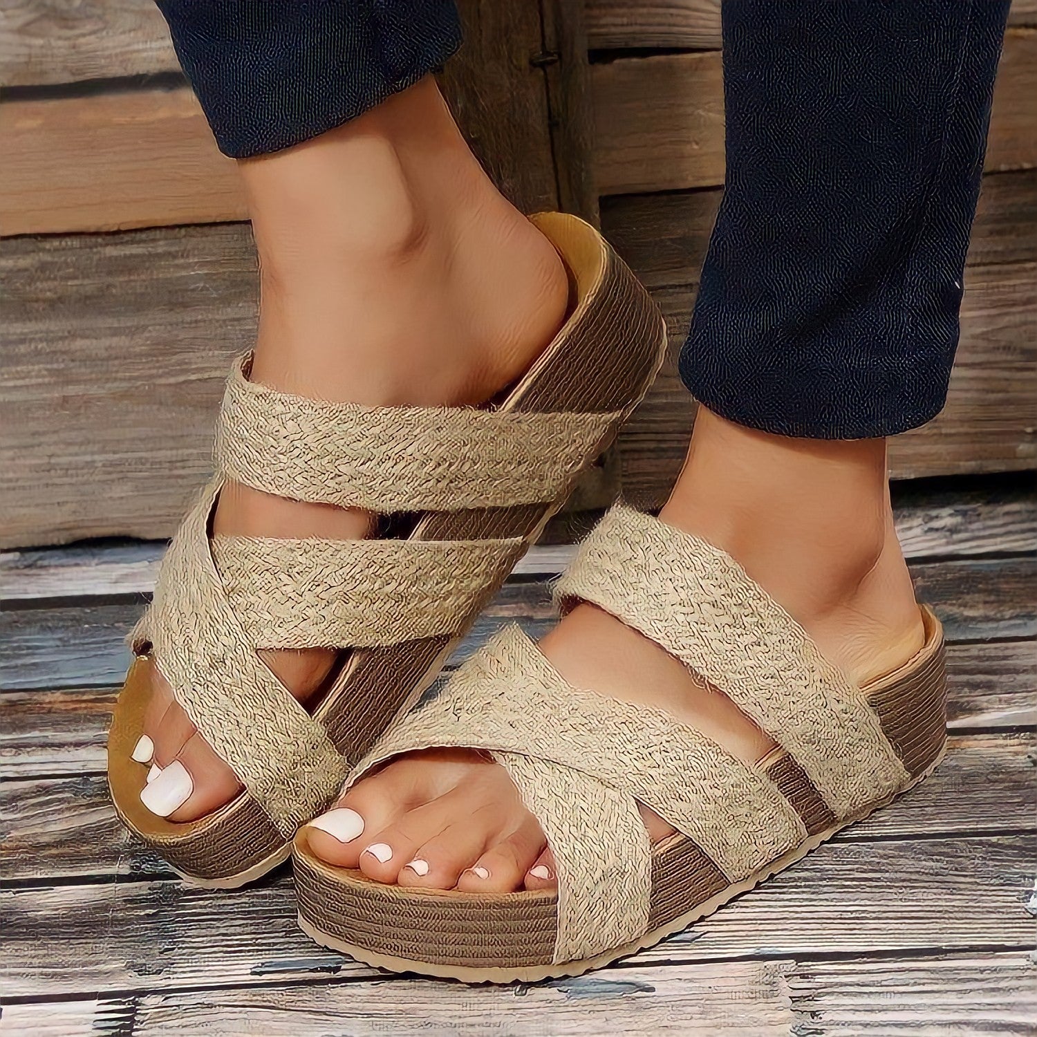 Lara | Criss-Cross-Sandalen für Frauen