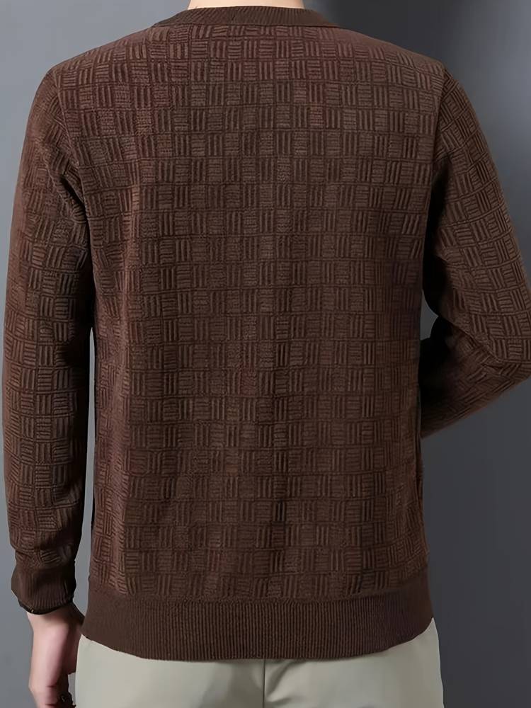 Modischer langärmeliger Pullover