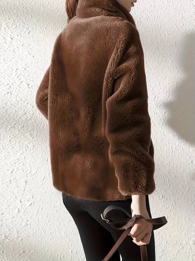 Teddyjacke mit Taschen