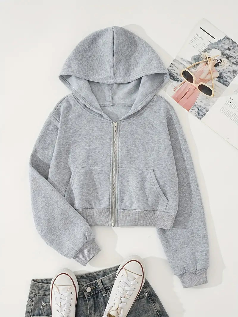 Stylischer Zip-Up Hoodie - Komfort und Bequemlichkeit