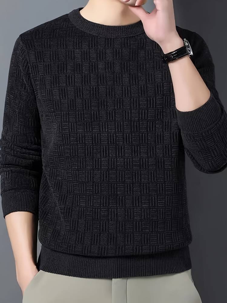 Modischer langärmeliger Pullover