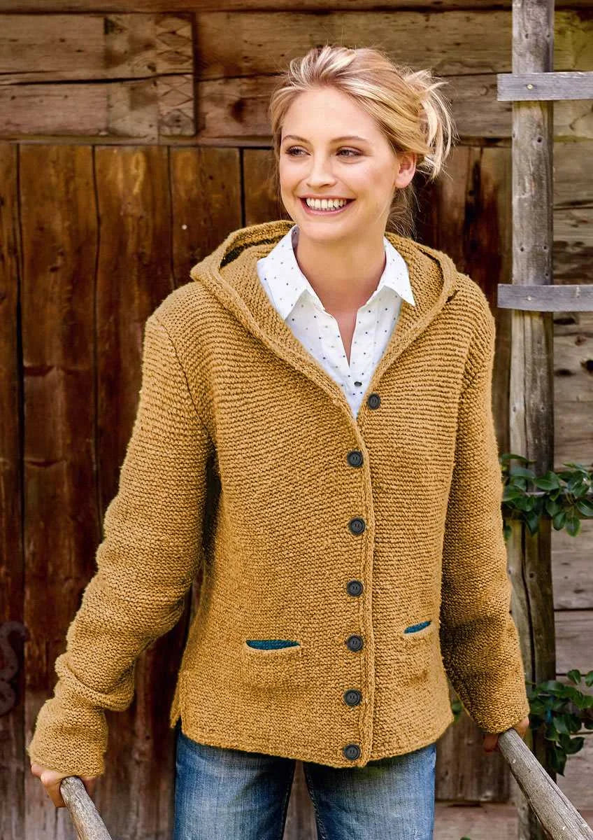 Warme italienische Strickjacke