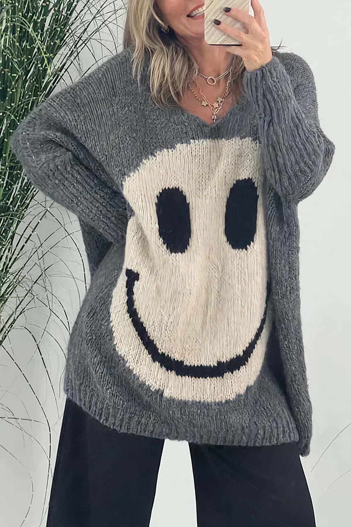 Aina | Smiley-Pullover