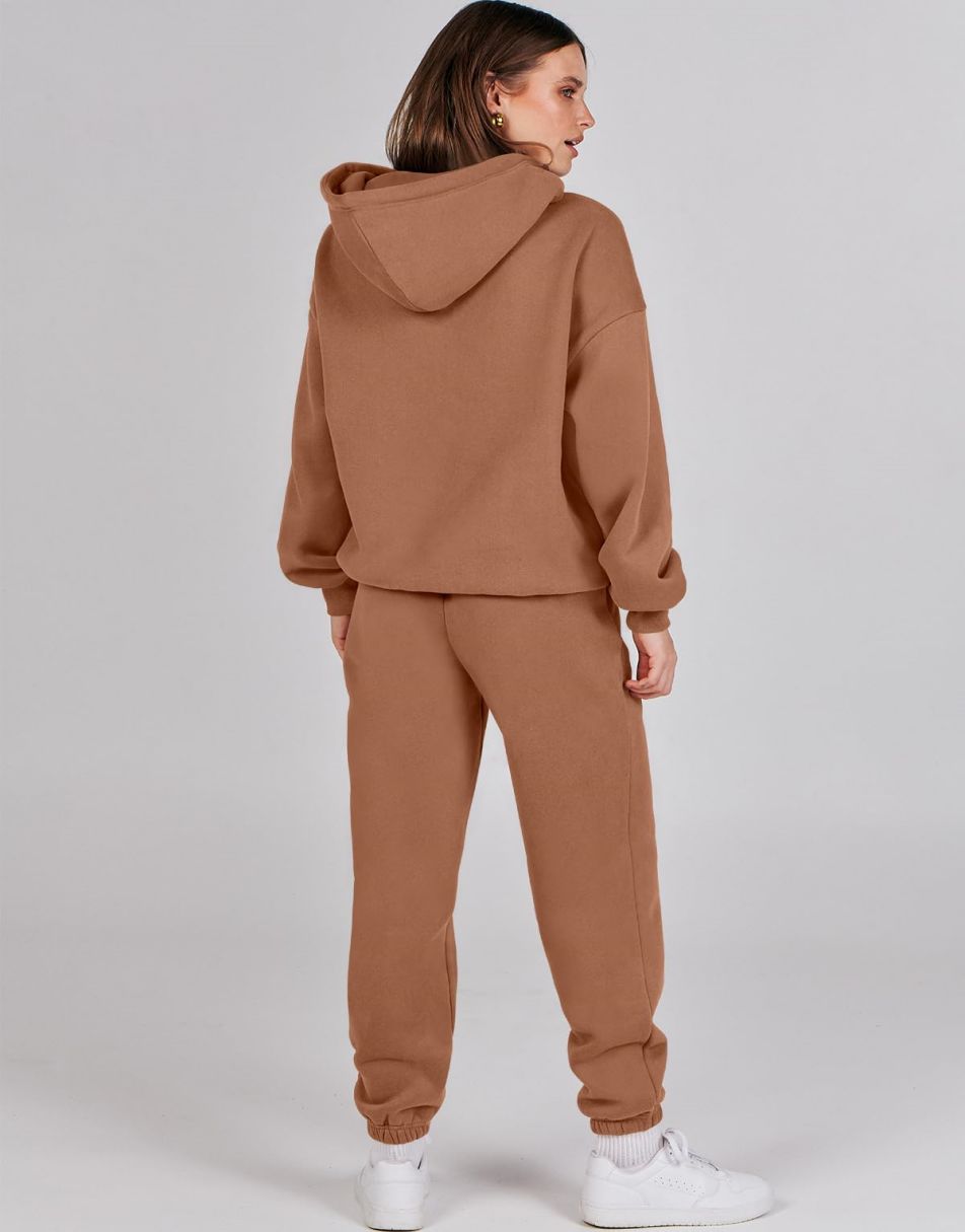 Ruby - Lässiges Herbst-Y2K-Oversize-Hoodie- und Jogger-Set für Damen