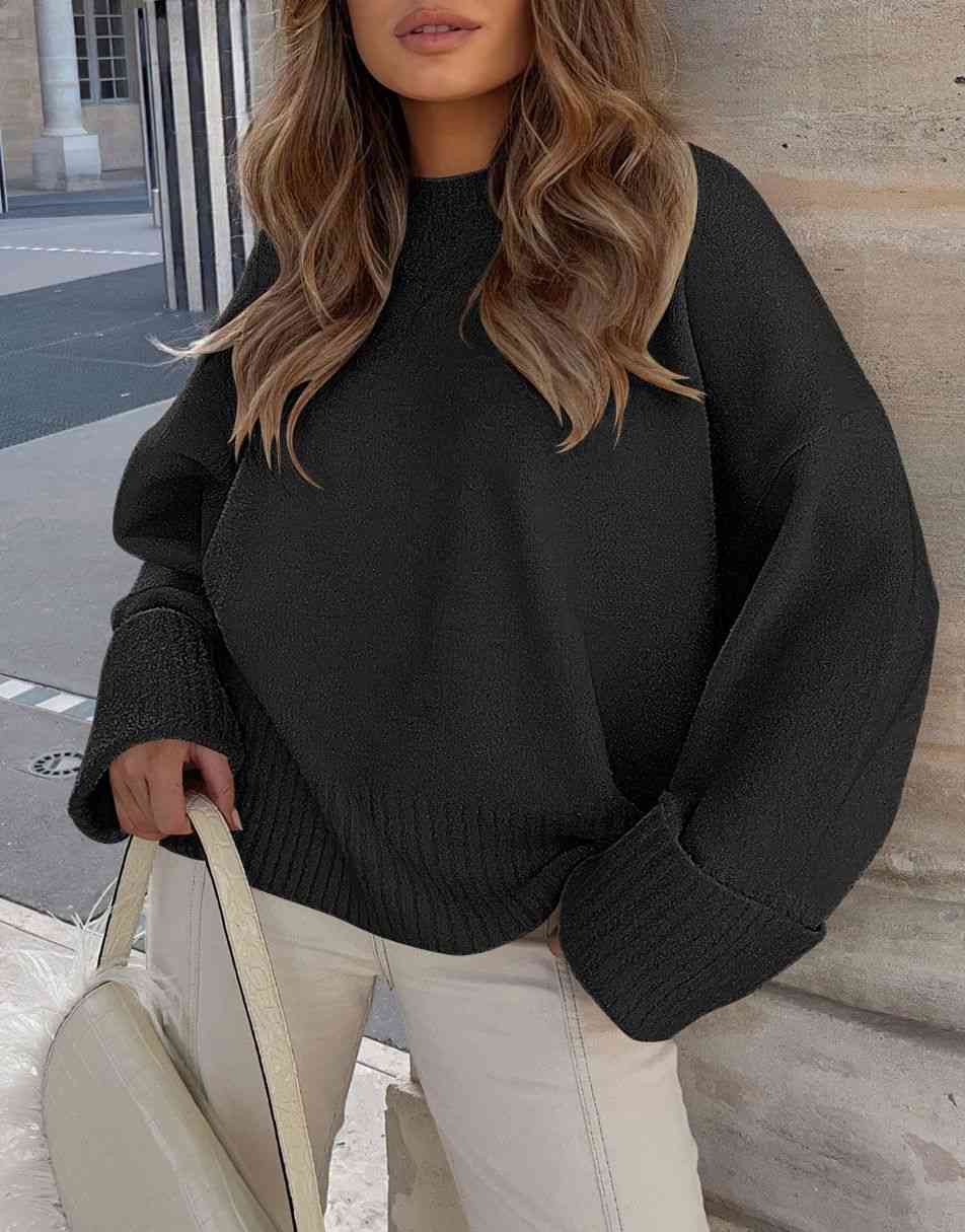 Pamela - Schicker Herbst-Oversize-Strickpullover für Damen