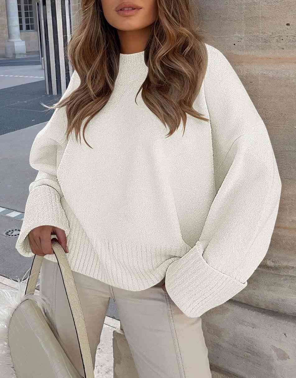 Pamela - Schicker Herbst-Oversize-Strickpullover für Damen