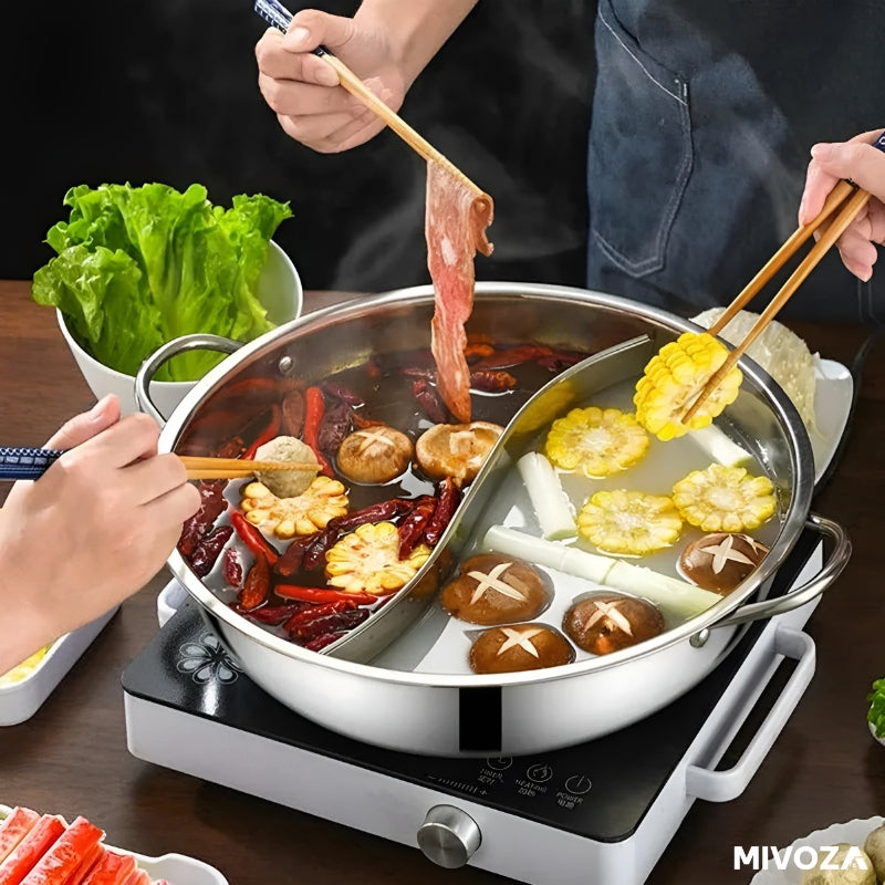 TwinHotPot™ | Zwei Hot Pot-Geschmacksrichtungen in einem!