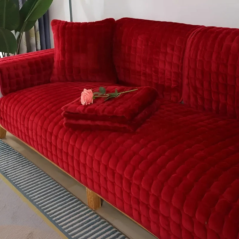 PlushCover™ Neuer Sofa-Look in einem einfachen Schritt!