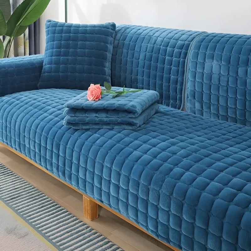 PlushCover™ Neuer Sofa-Look in einem einfachen Schritt!