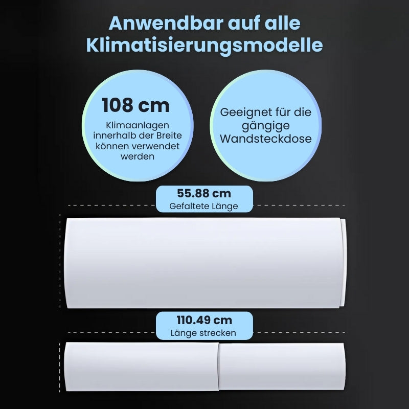 Verstellbarer Windabweiser für die Klimaanlage