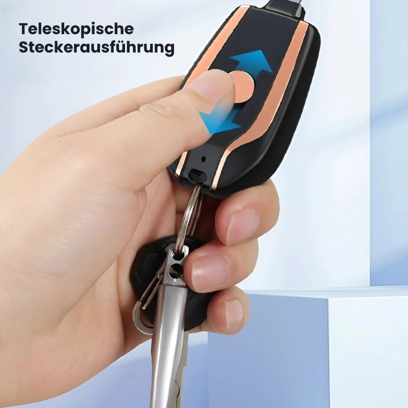 1500mAh Typ-C Mini-Schlüsselanhänger-Ladegerät