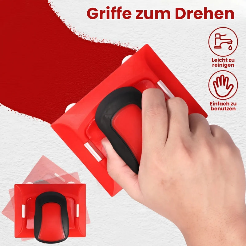 Ergonomischer Latexpinsel für präzise Kantenführung